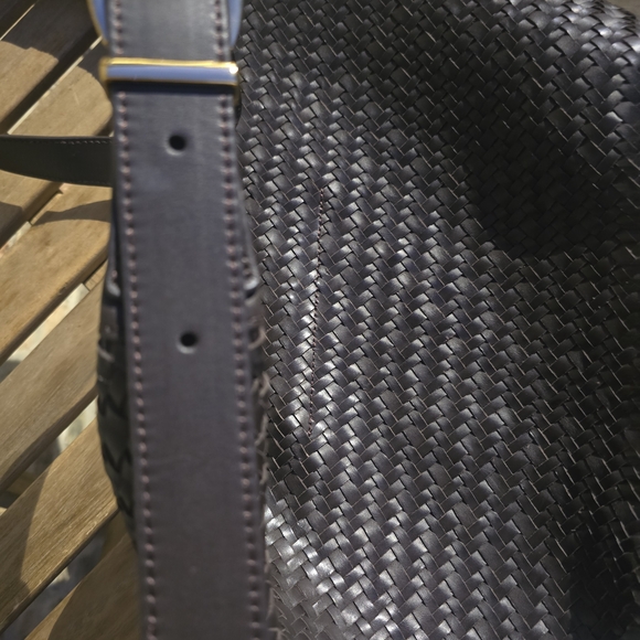 Madewell Dark Brown Woven Hobo Bag - Picture 7 of 8